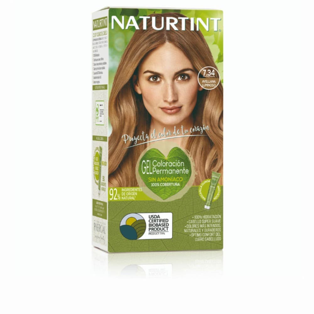 Permanent Dye Naturtint NATURTINT COLORACIÓN nº 7.34-Avellana luminoso 170 ml
