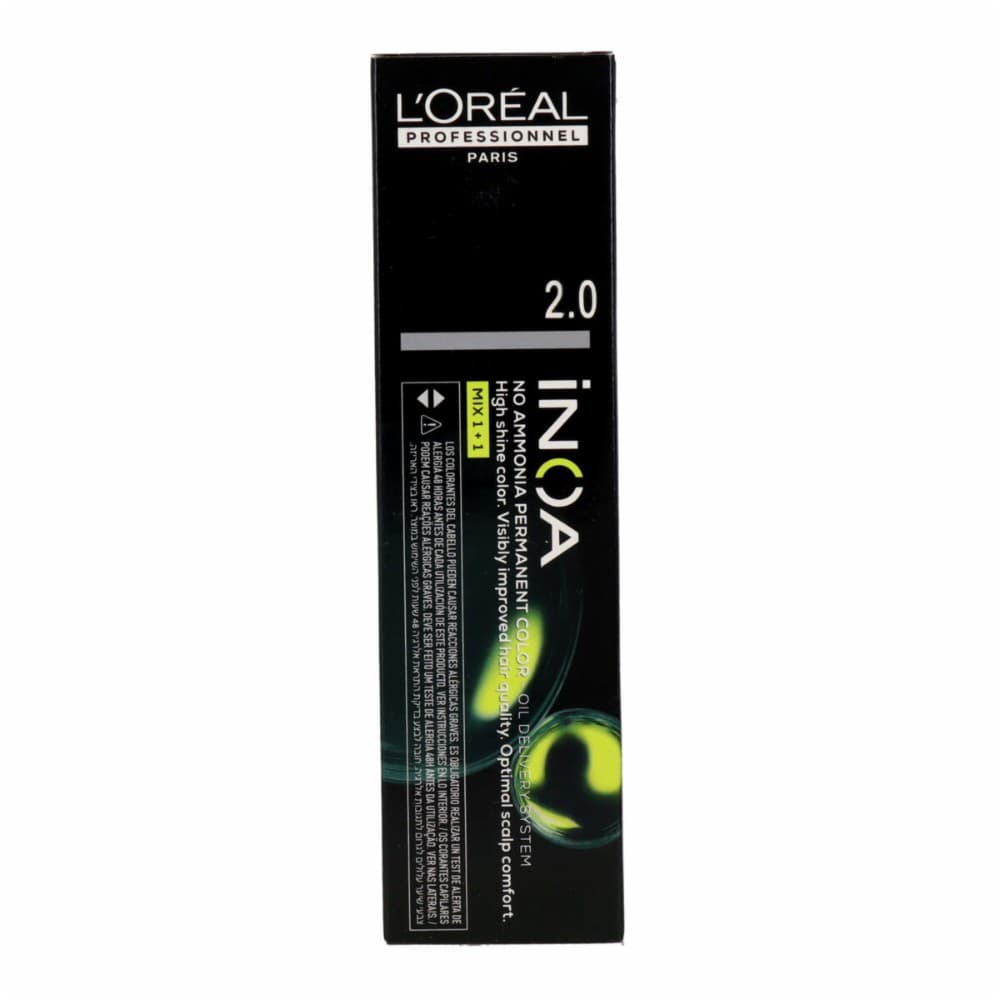 Permanent Dye L'Oreal Professionnel Paris INOA 60 g Nº 2.0
