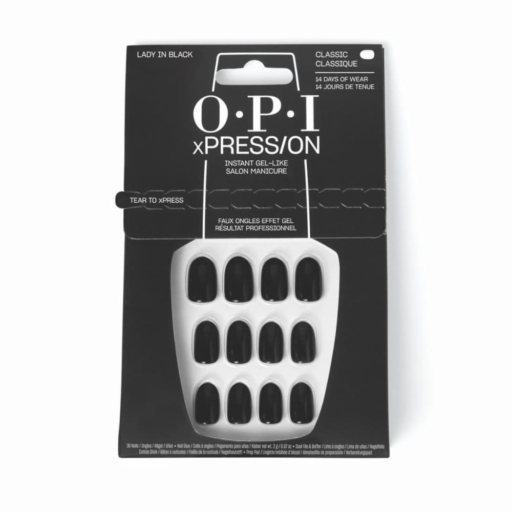 False nails Opi #Lady in Black Lady In Black 30 Pieces