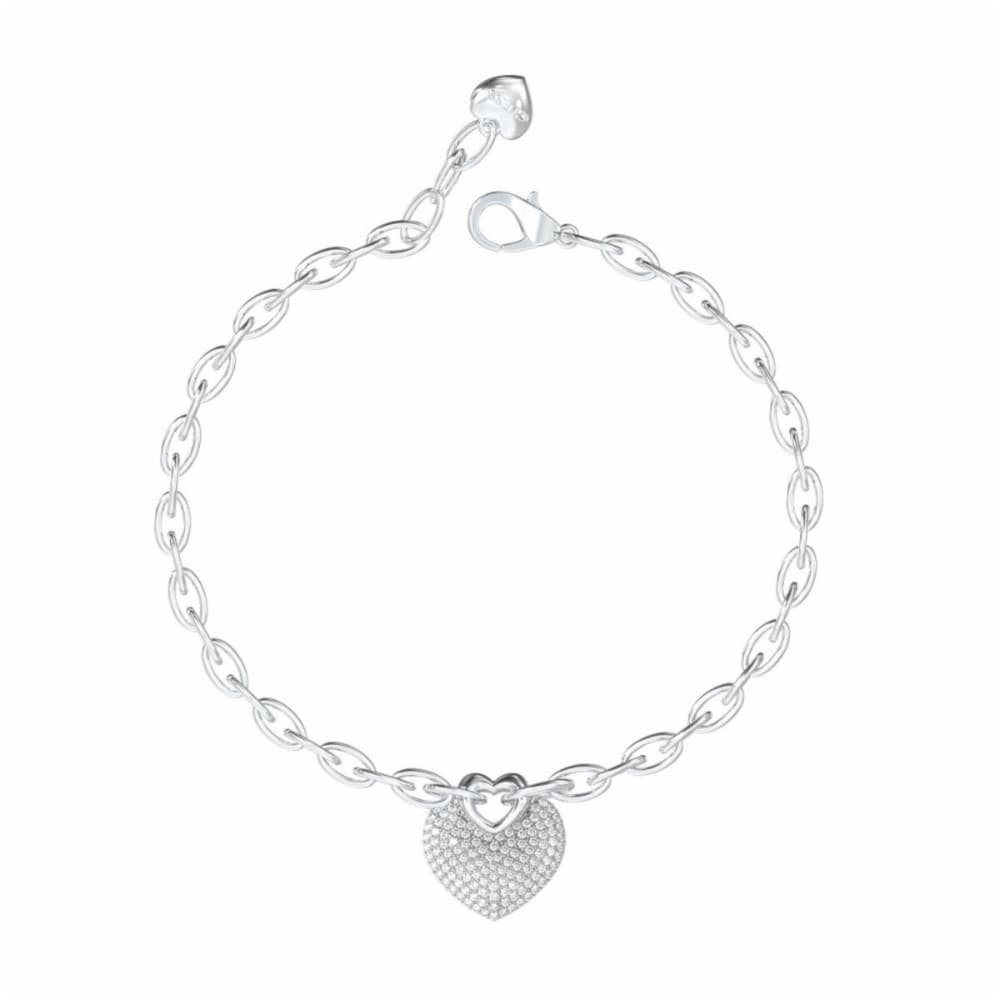 Ladies' Bracelet Guess JUBB05214JWRHS Silver