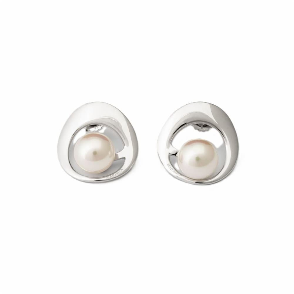 Ladies' Earrings Majorica 17095.01.2.E00.906.1 Silver