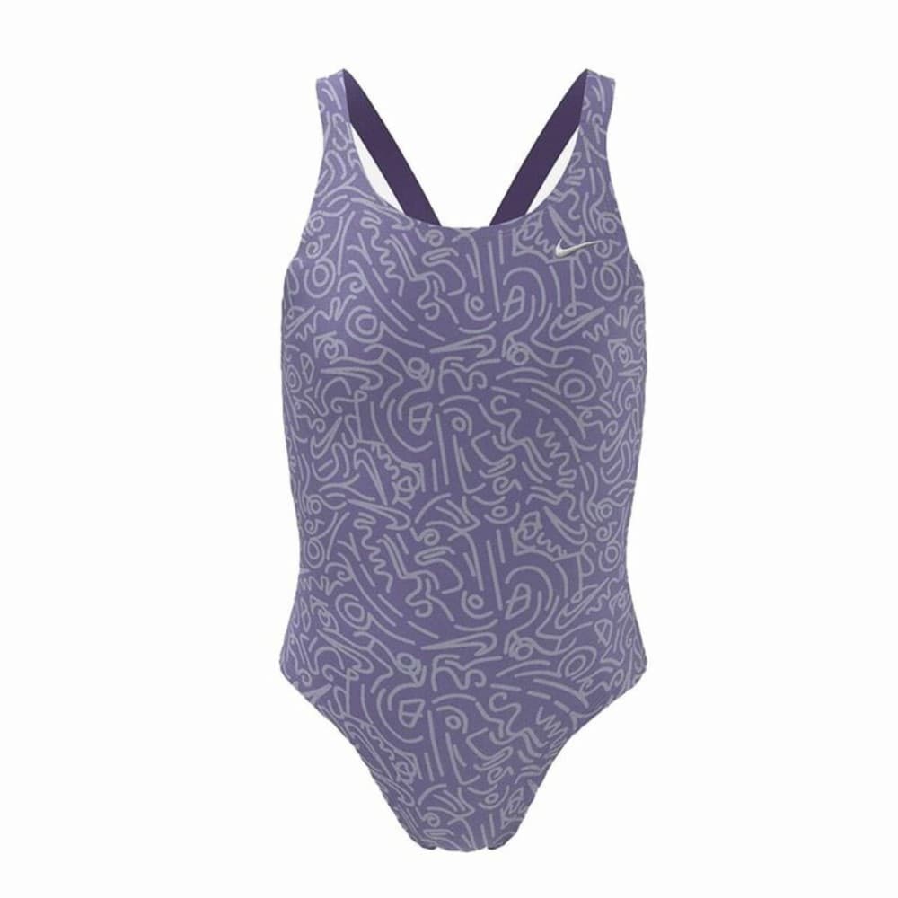 Swimsuit for Girls Nike Fastback  Purple