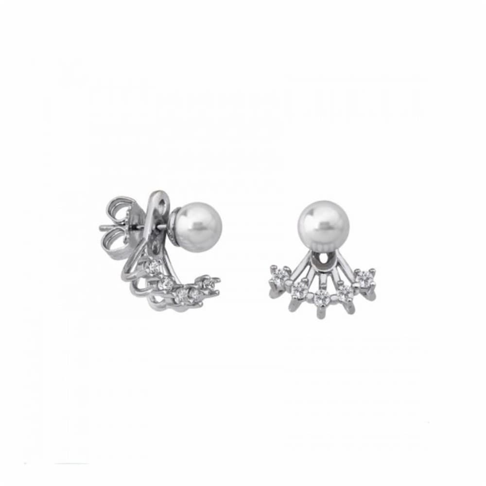 Ladies' Earrings Majorica 15485.01.2.000.010.1 Silver