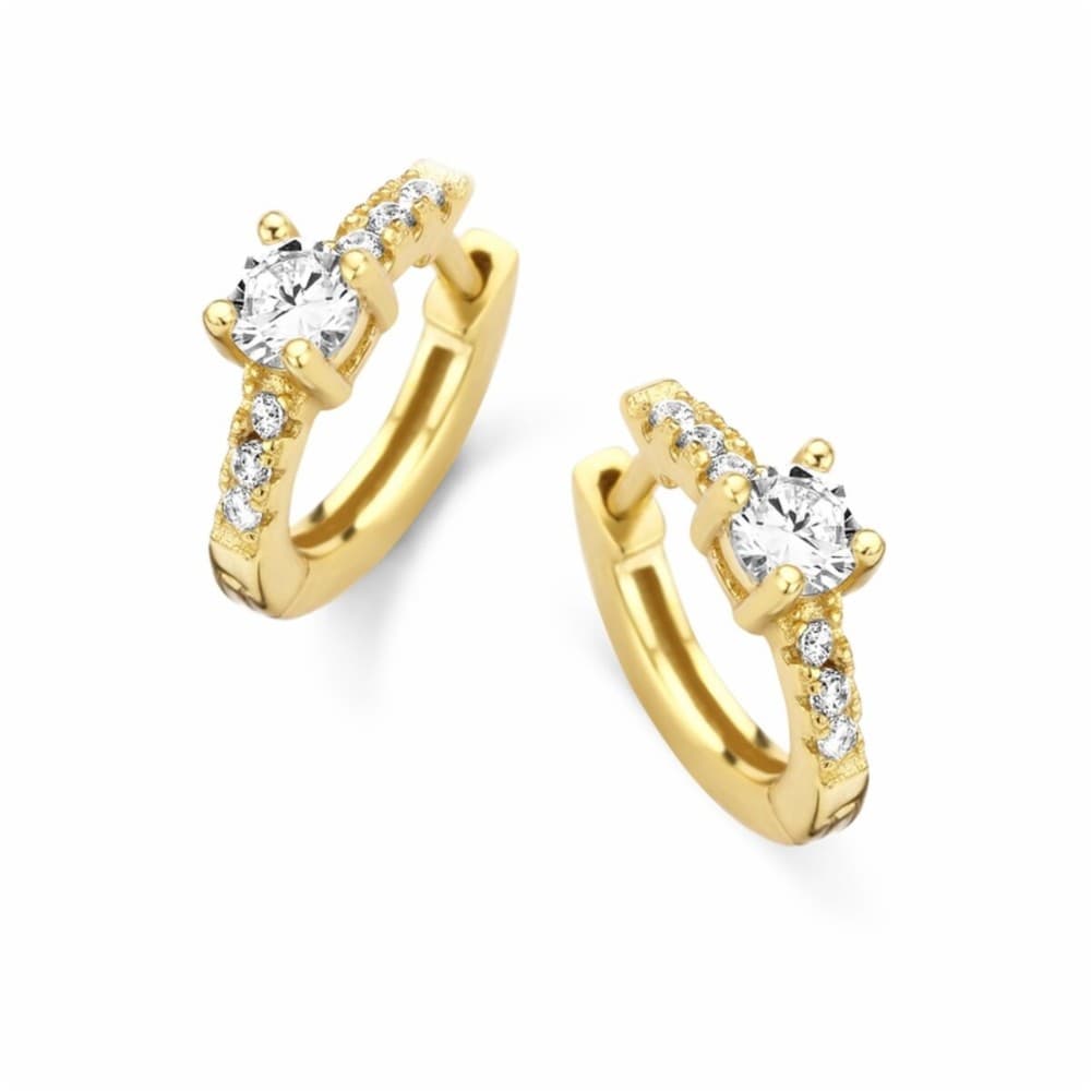 Ladies' Earrings New Bling 9NB-0396 Golden
