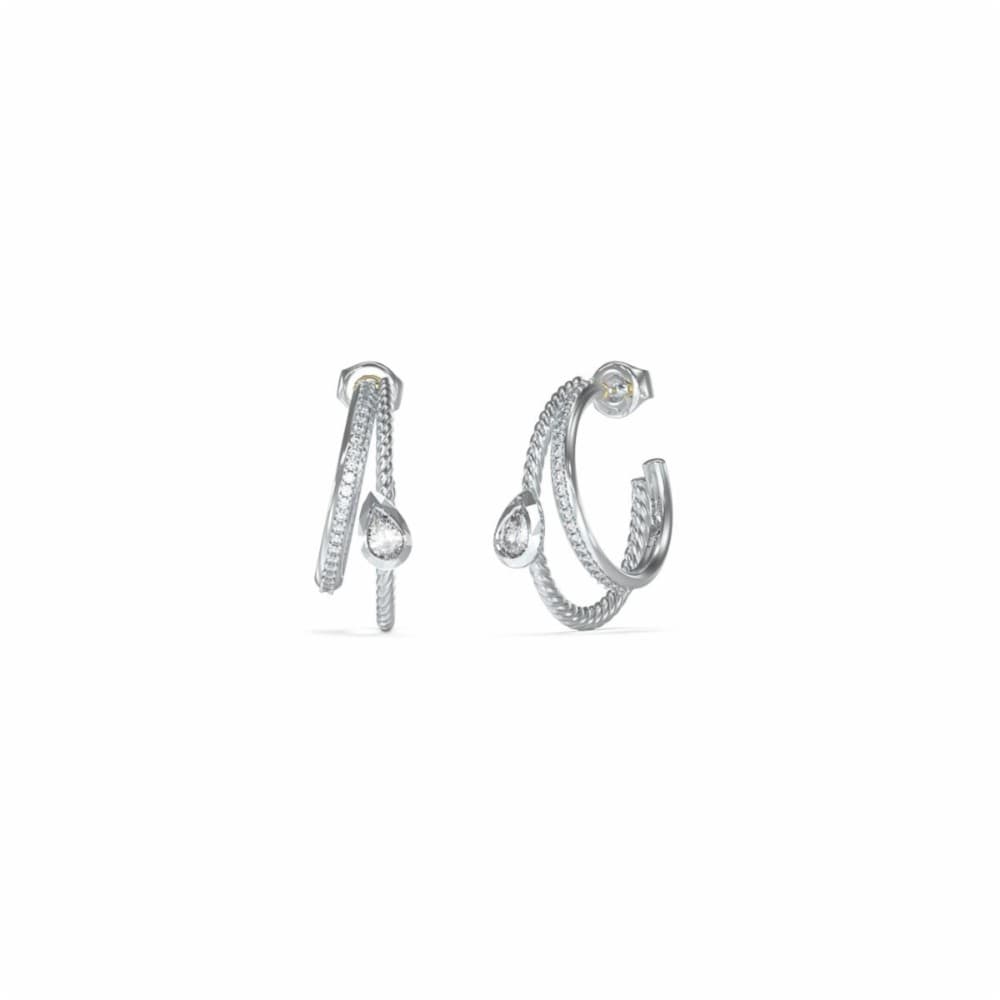 Ladies' Earrings Guess JUBE05244JWRHT-U Silver
