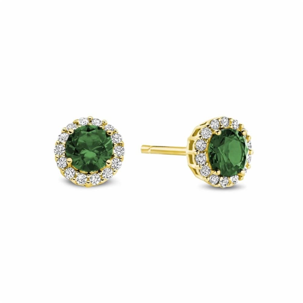 Ladies' Earrings New Bling 9NB-1533 Green