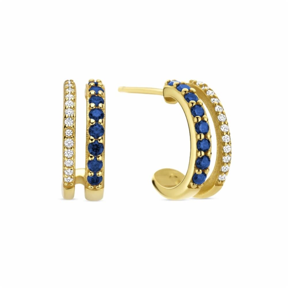 Ladies' Earrings New Bling 9NB-1575 Golden