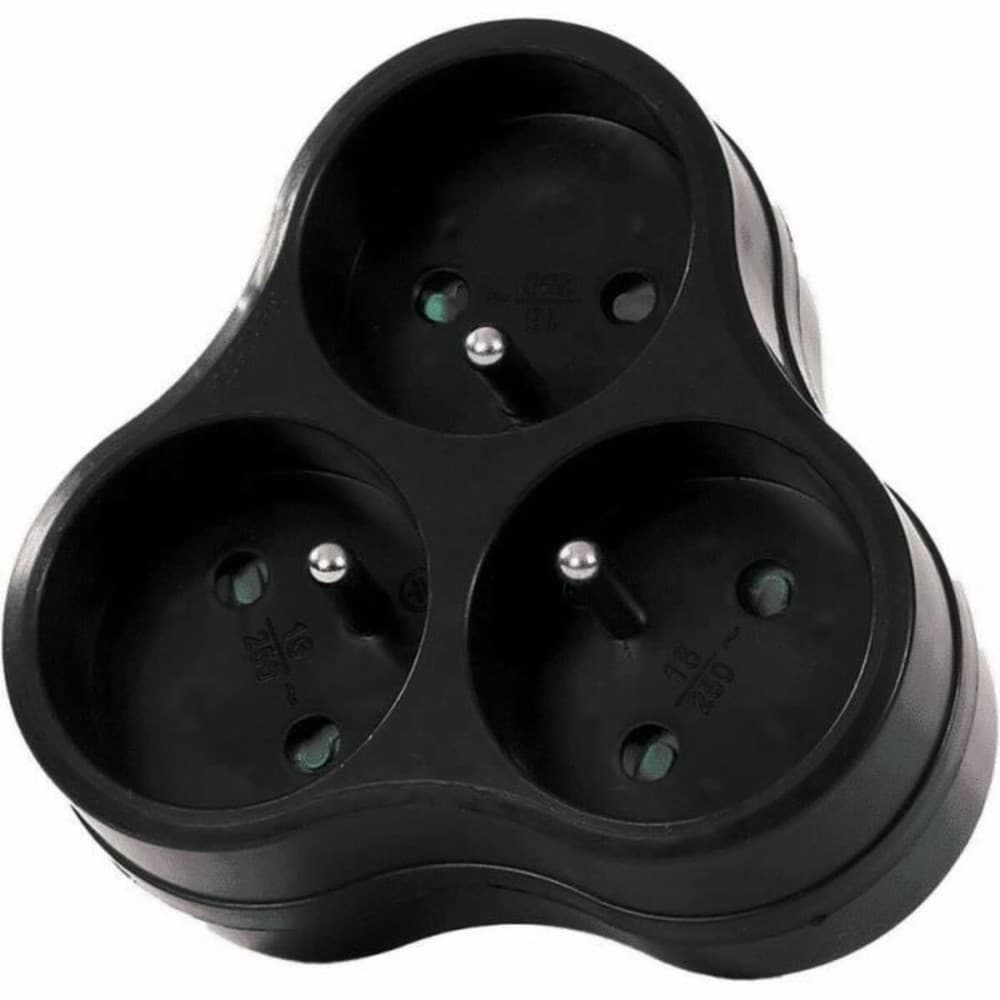 Schuko 3 Way Multi-socket Adapter GAO 3680 W