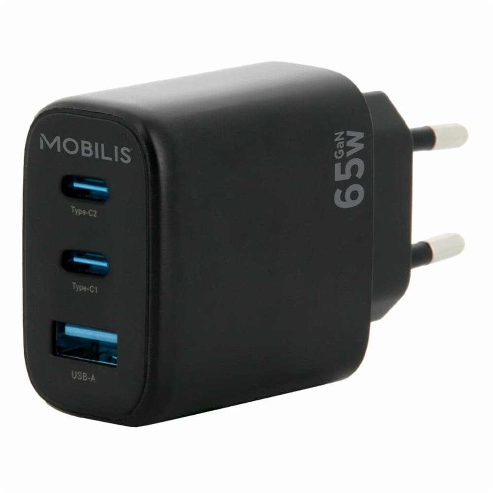 Portable charger Mobilis 001364 Black