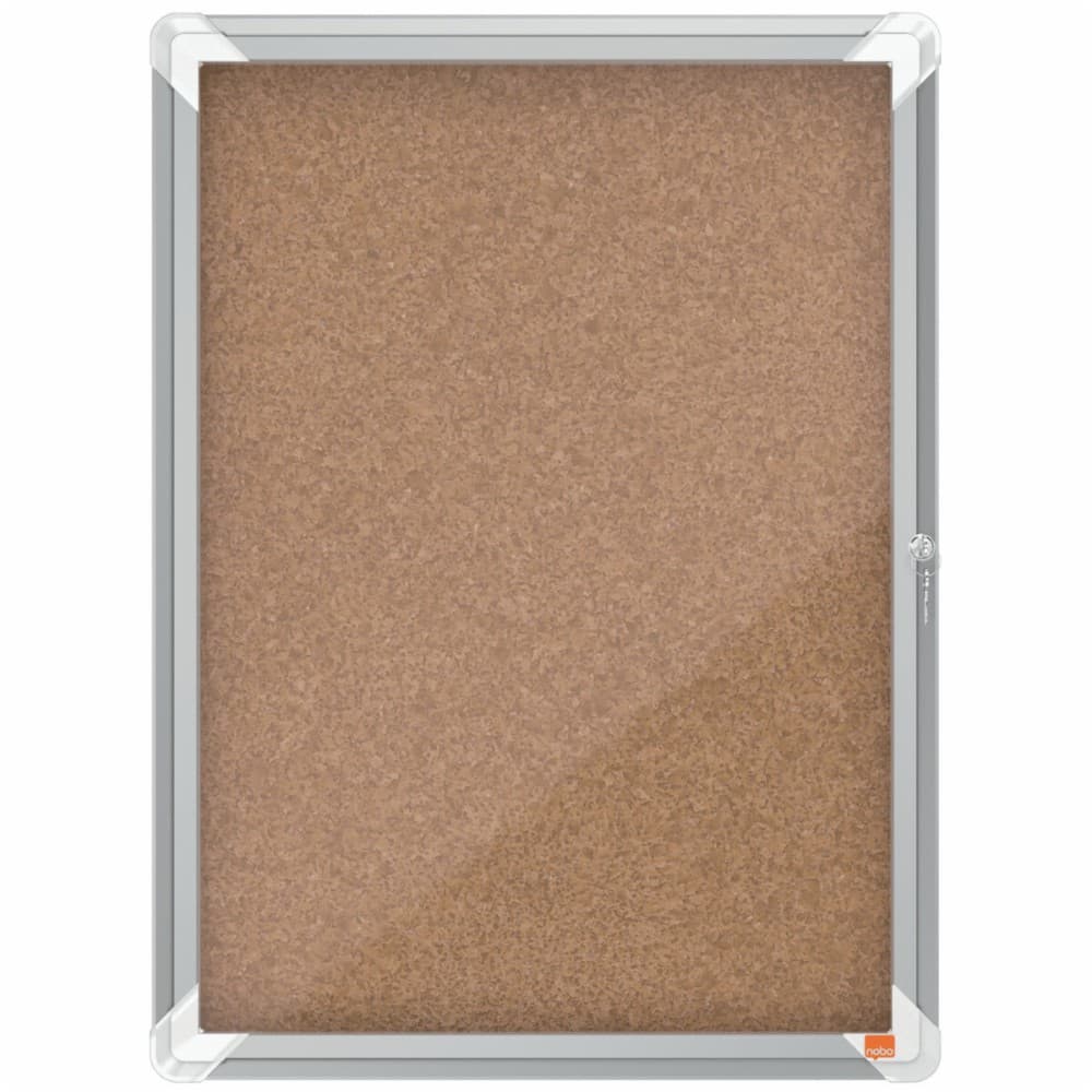 Bulletin board Nobo Display Stand 53,2 x 69,2 x 3,7 cm Cork Glass Aluminium