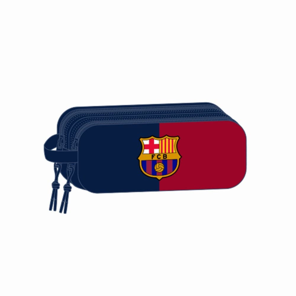 Double Carry-all F.C. Barcelona Blue Maroon 21 x 8 x 6 cm 3D