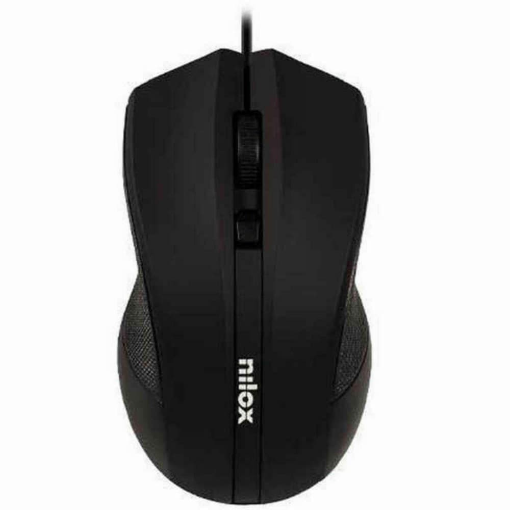 Mouse Nilox MOUSB1002 Black 1600 dpi