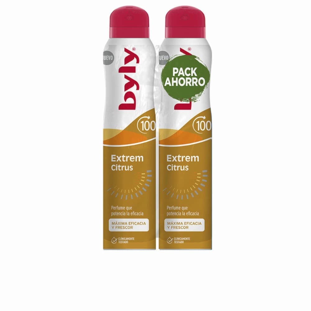 Spray Deodorant Byly BYLY EXTREM CITRUS 2 Pieces