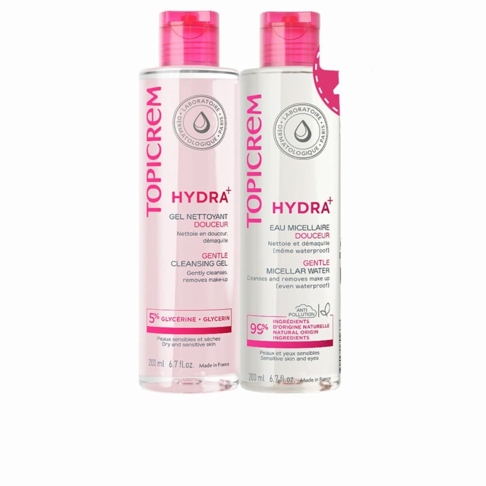 Facial Cleansing Gel Topicrem HYDRA+ 2 Pieces
