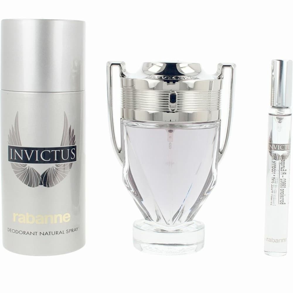 Men's Perfume Set Paco Rabanne INVICTUS