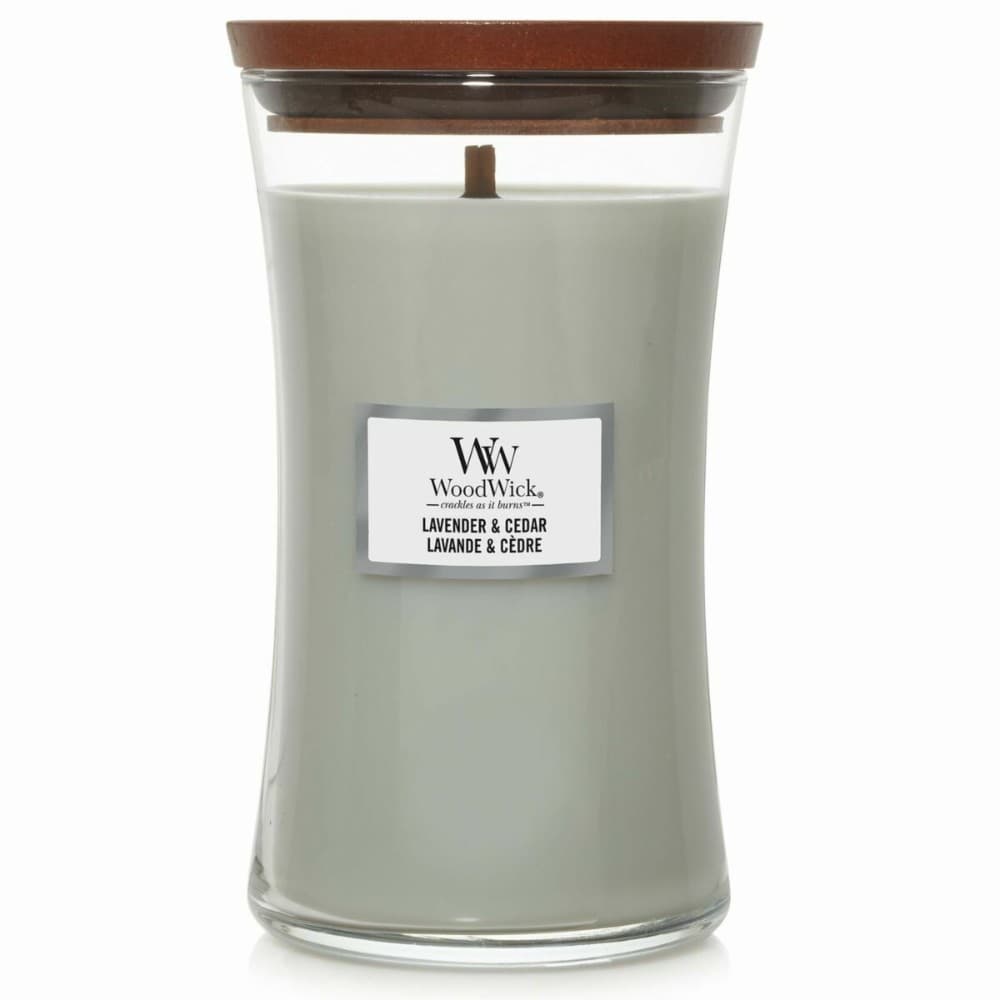 Scented Candle Woodwick Core Large Lavender & Cedar 609 g
