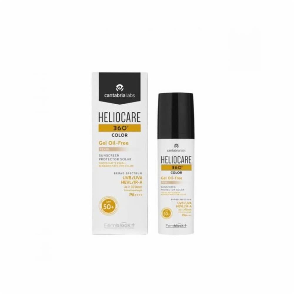 Sun Protection with Colour Heliocare 360° Pearl Spf 50+ 50 ml