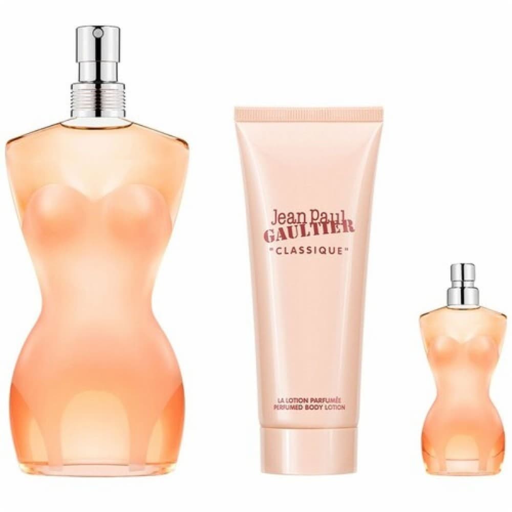 Women's Perfume Set Jean Paul Gaultier CLASSIQUE EDT 3 Pieces