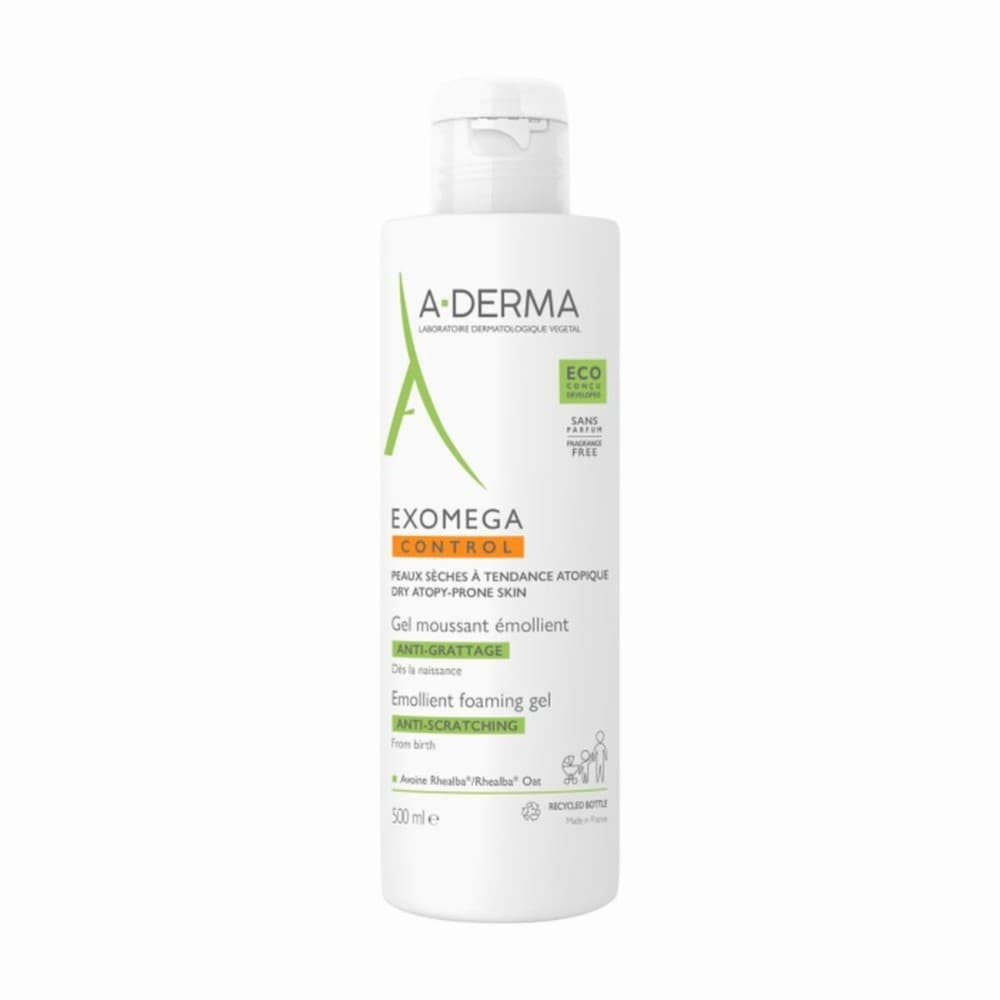 Facial Sun Cream A-Derma Exomega Control 500 ml