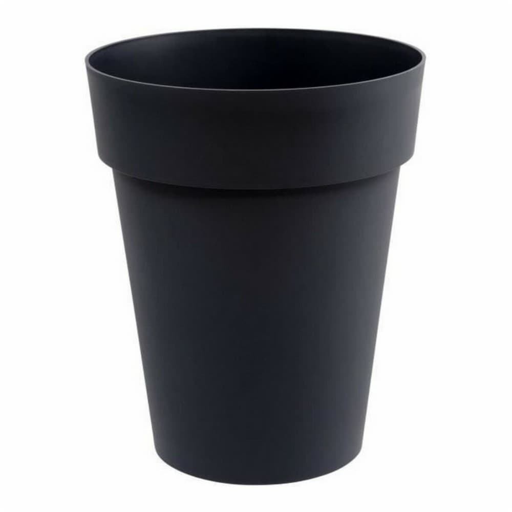 Plant pot EDA Grey Anthracite Dark grey Plastic Circular Ø 44 x 53 cm 44 x 44 x 53 cm
