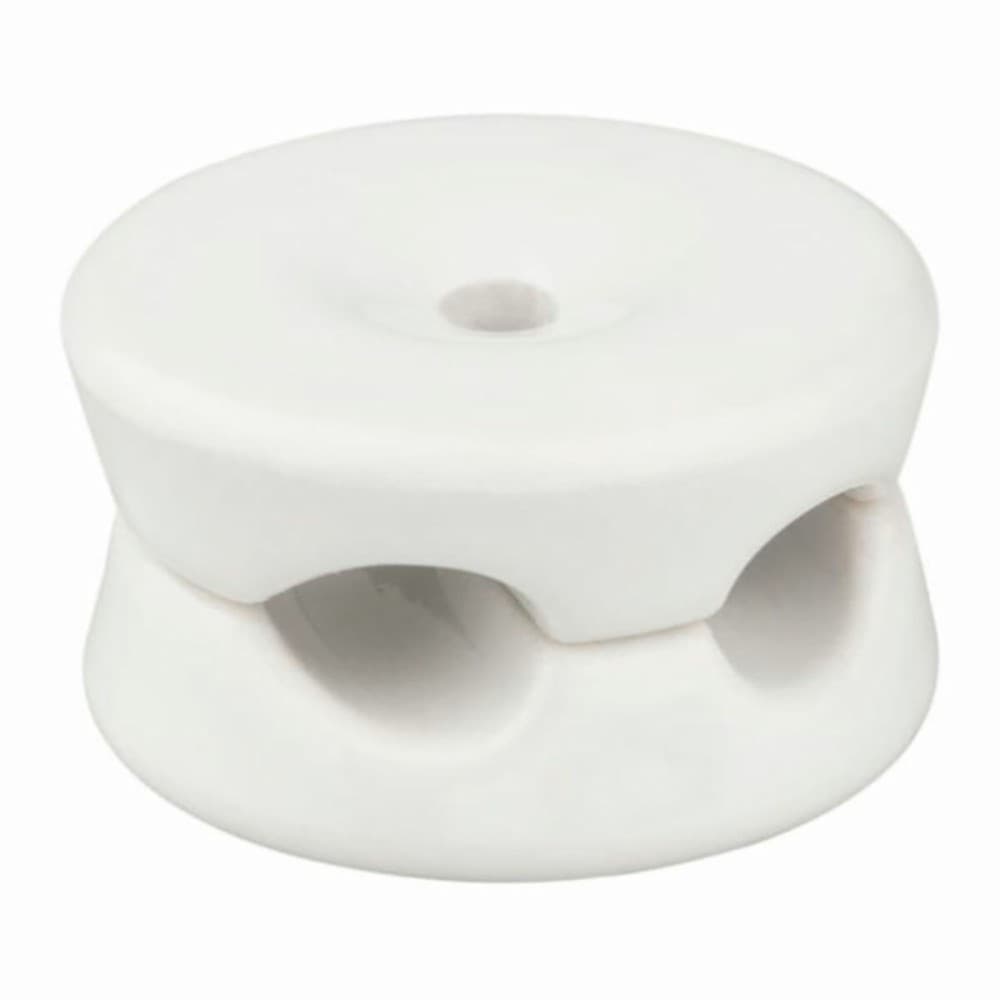 Cable holder F-line White Porcelain 5 Units
