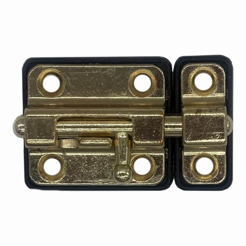 Door bolt EDM 85518 Golden 35 mm