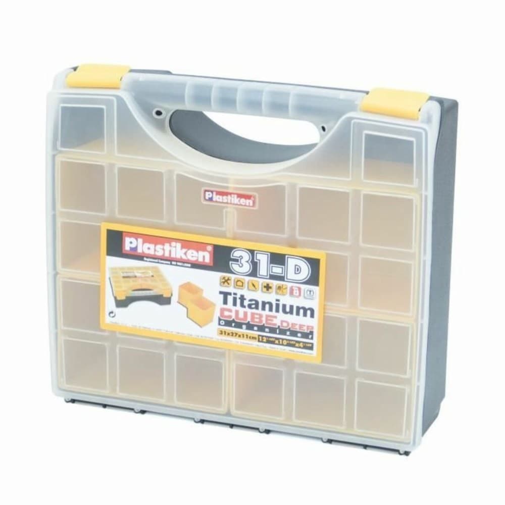 Tool Organiser Plastiken Titanium 83031D Plastic 31 x 27 x 6 cm