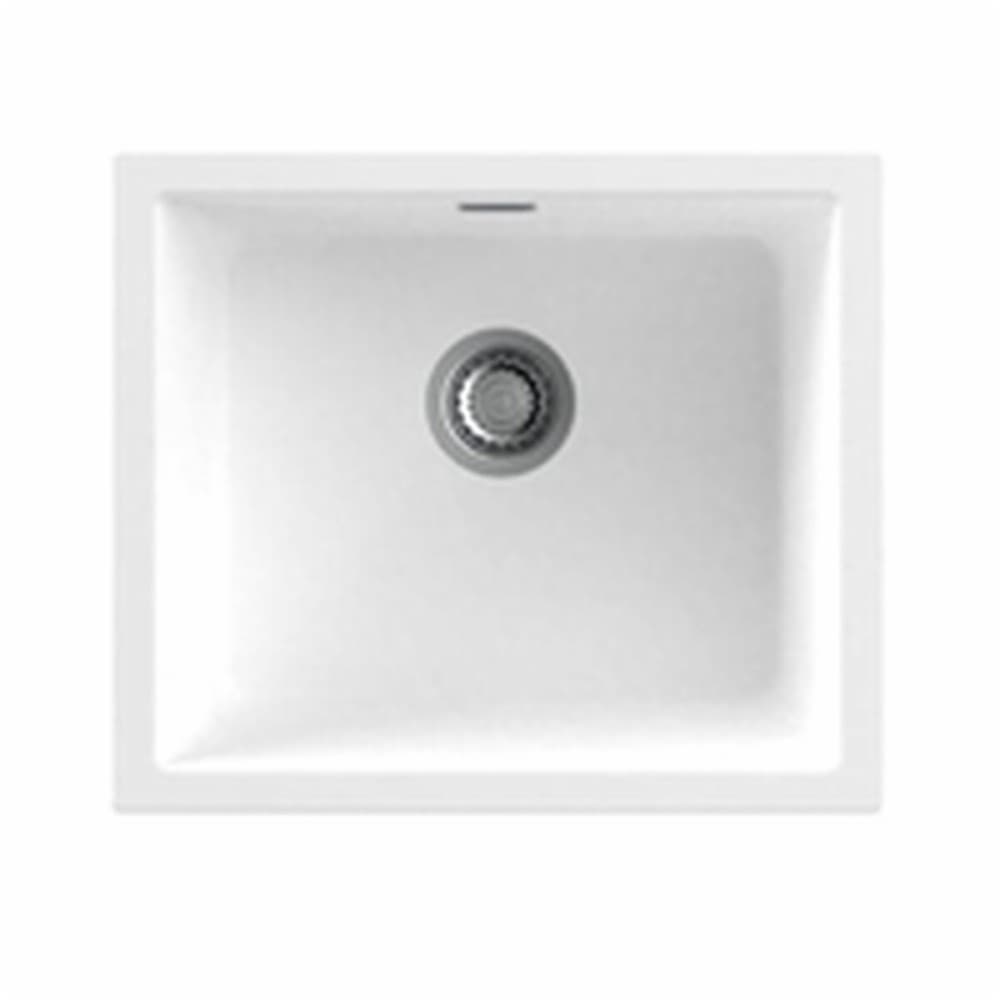 Sink with One Basin Nodor 45401BWH 4084 White