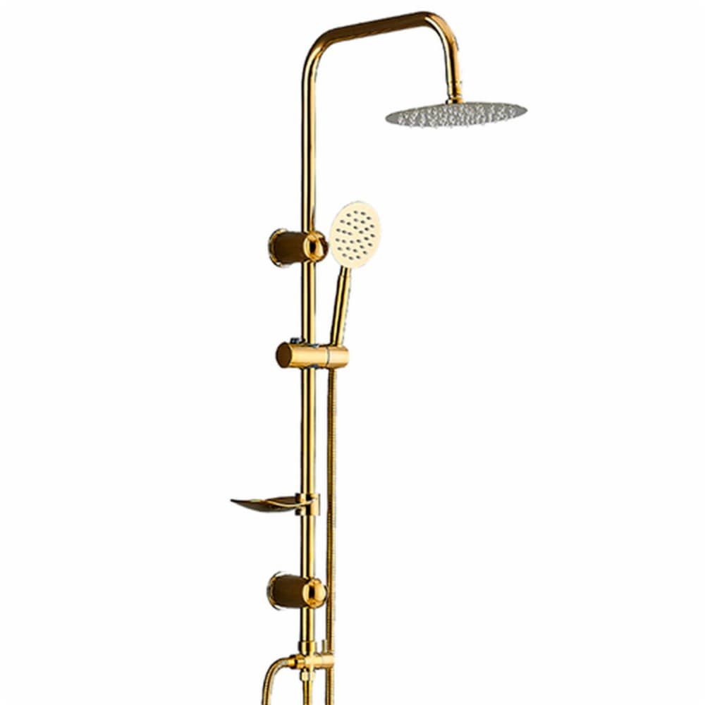 Shower Column Fontastock Golden Stainless steel ABS Chromed