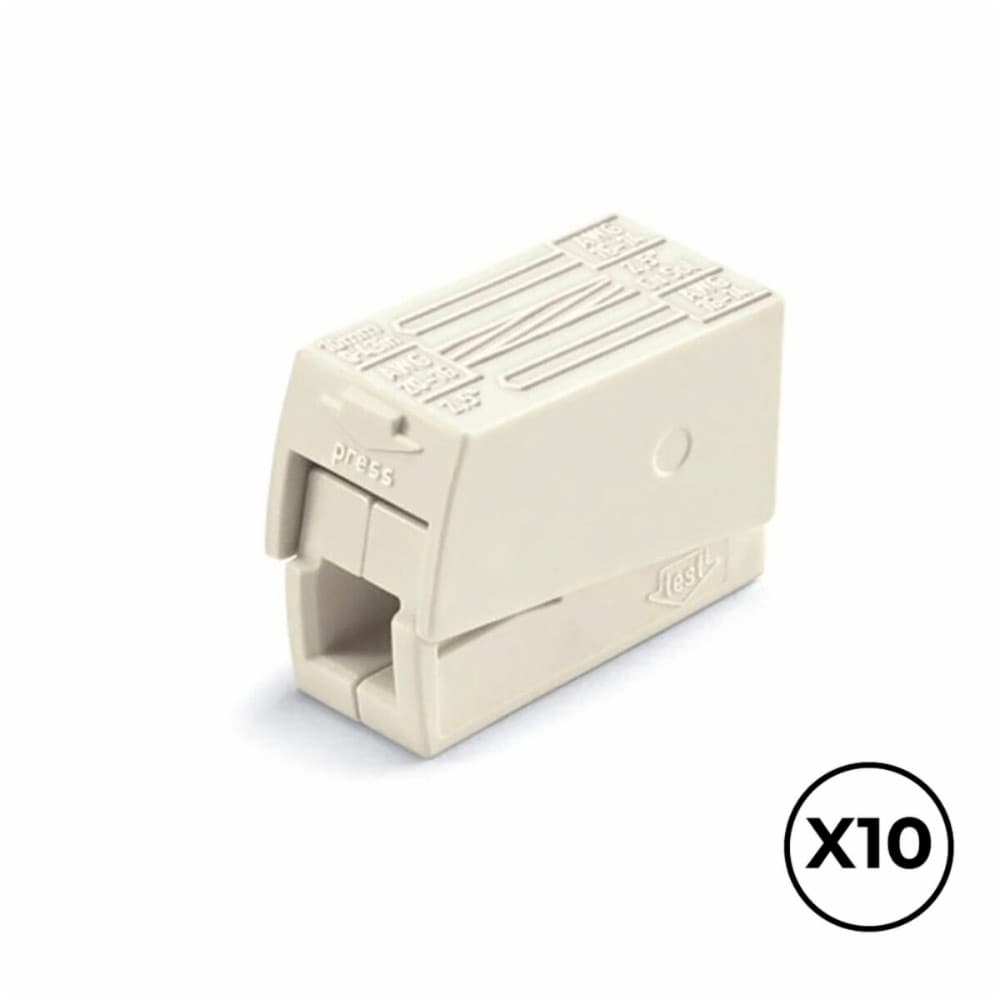 Quick connector Wago 9,5 x 20,4 x 15,5 mm 2,5 mm 3 conexiones (10 Units)