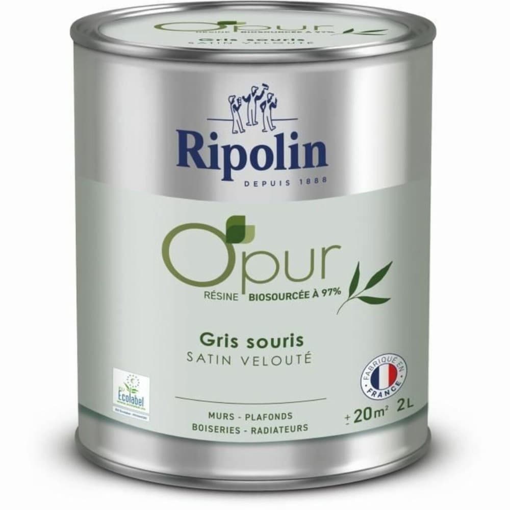 Primer Paint Ripolin Grey Satin finish 2 L