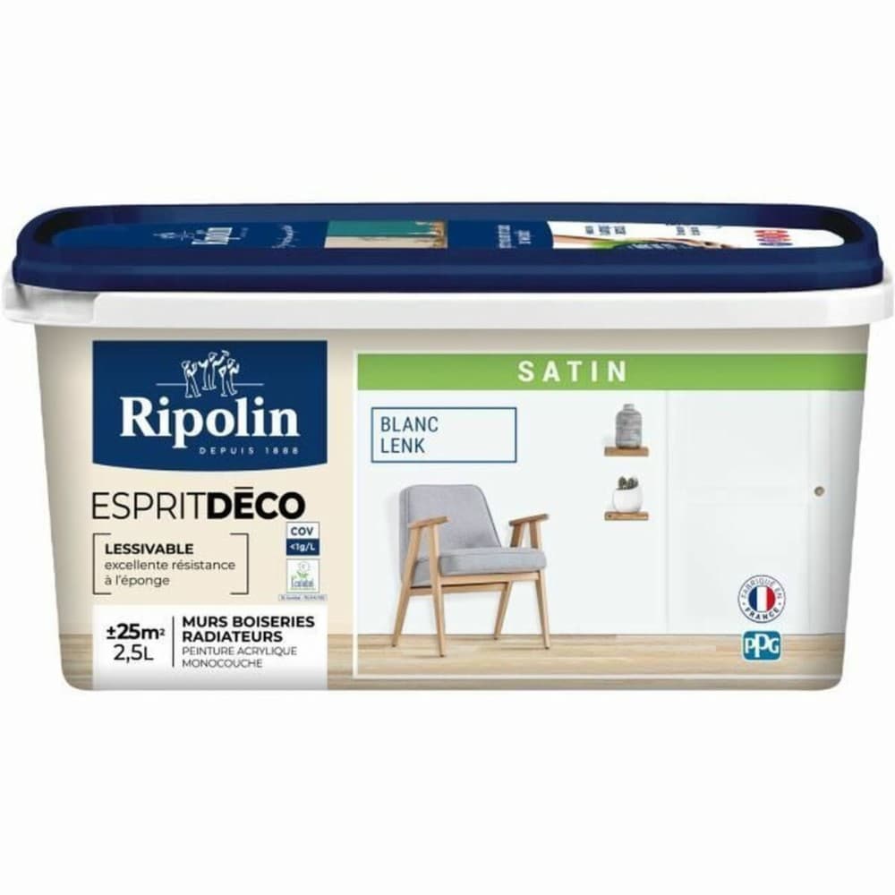 Primer Paint Ripolin White Satin finish 2,5 L