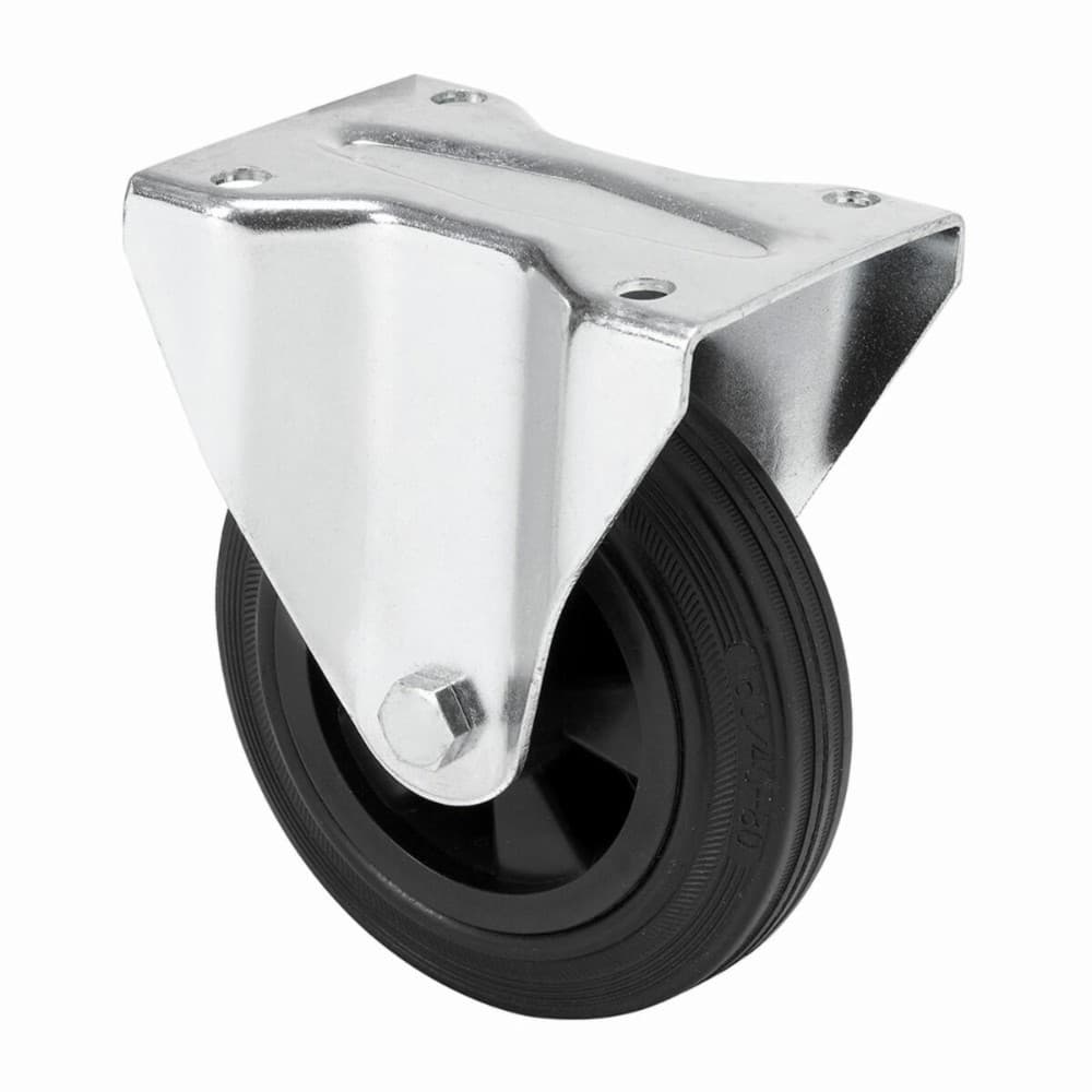 Rueda Ruedas Alex Black Rubber Poliamix Ø 10 cm 80 kg