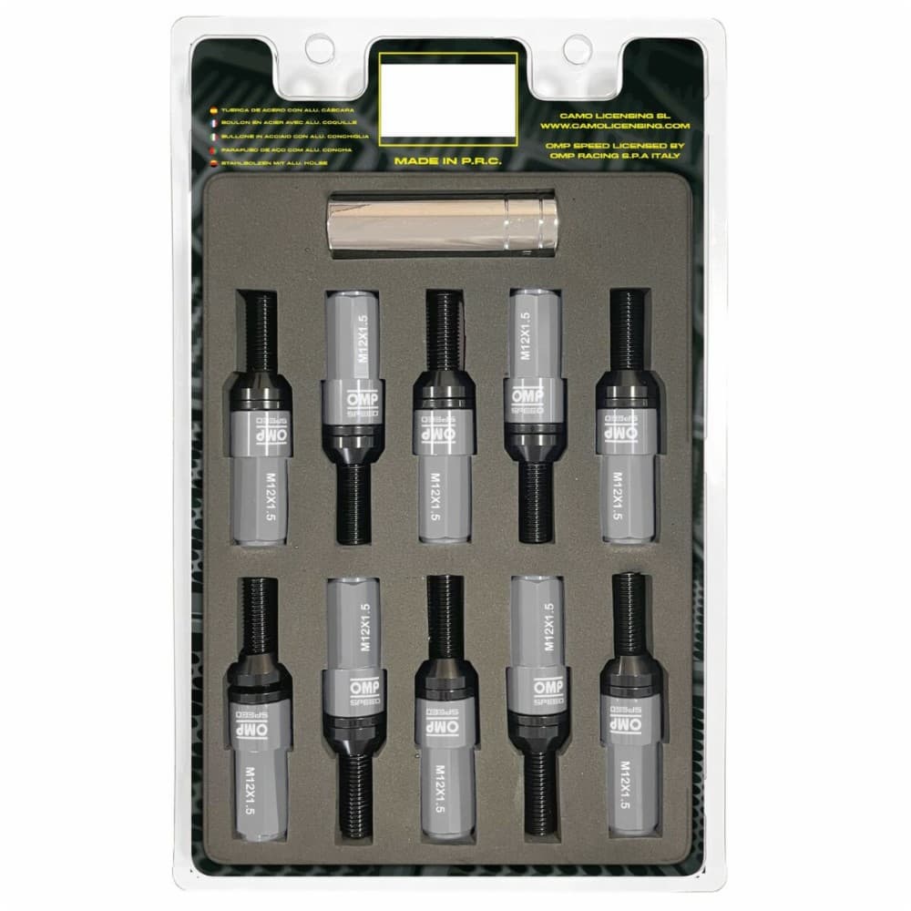 Screw kit OMP OMPS09981204 28 mm Grey M12 x 1,50