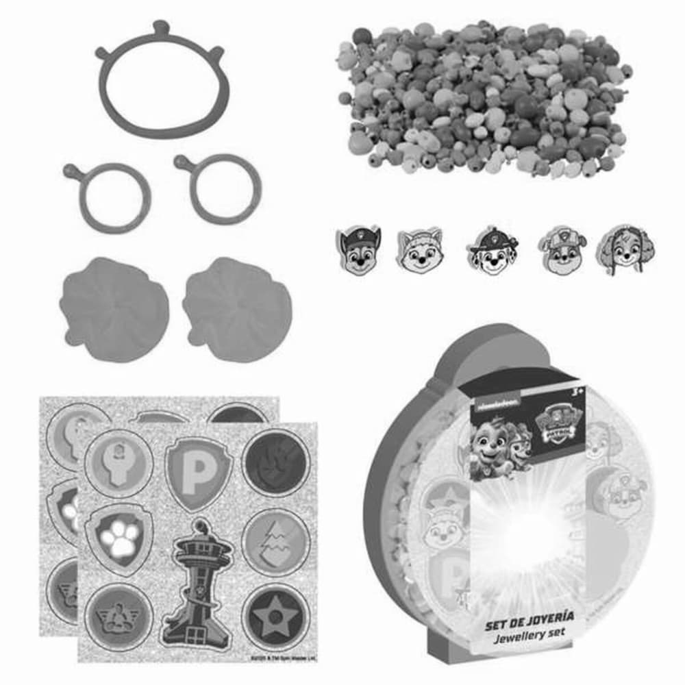 Bracelet and Necklace Making Kit The Paw Patrol Multicolour