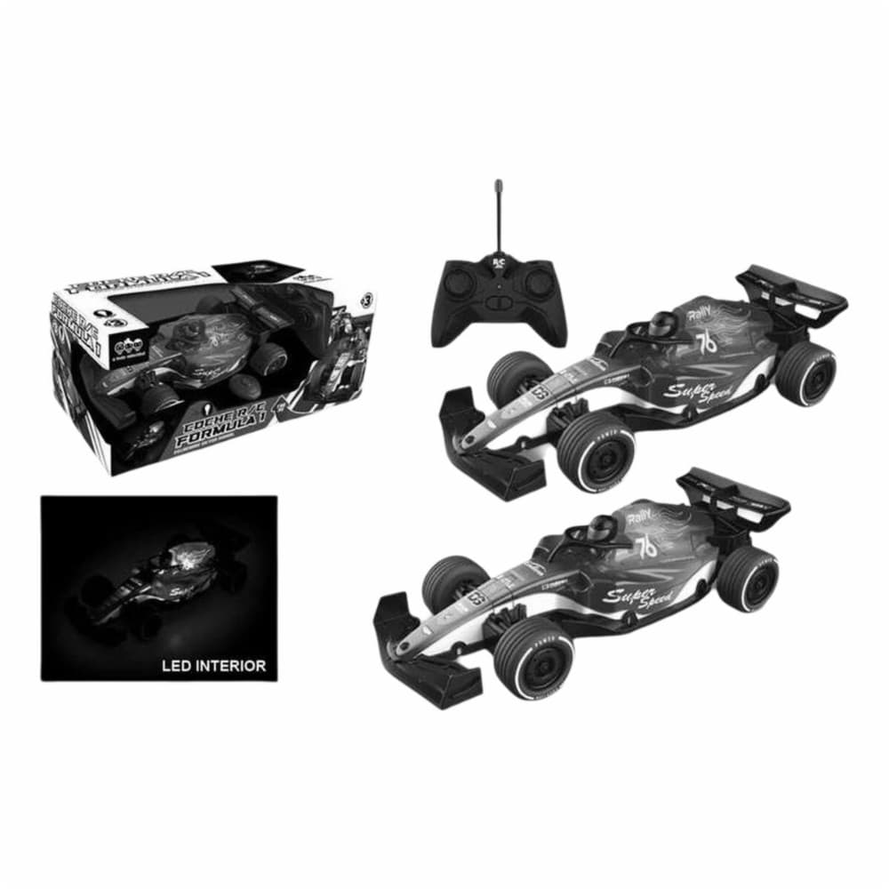 Remote-Controlled Car Blue Red 25 x 12 x 7 cm