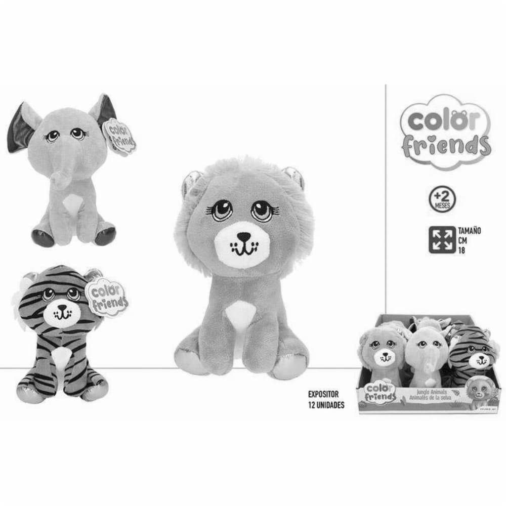 Fluffy toy Colorbaby Animals 18 cm 1 Unit