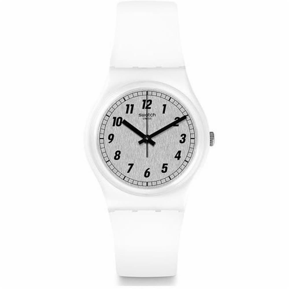Unisex Watch Swatch SOMETHING WHITE (Ø 34 mm)