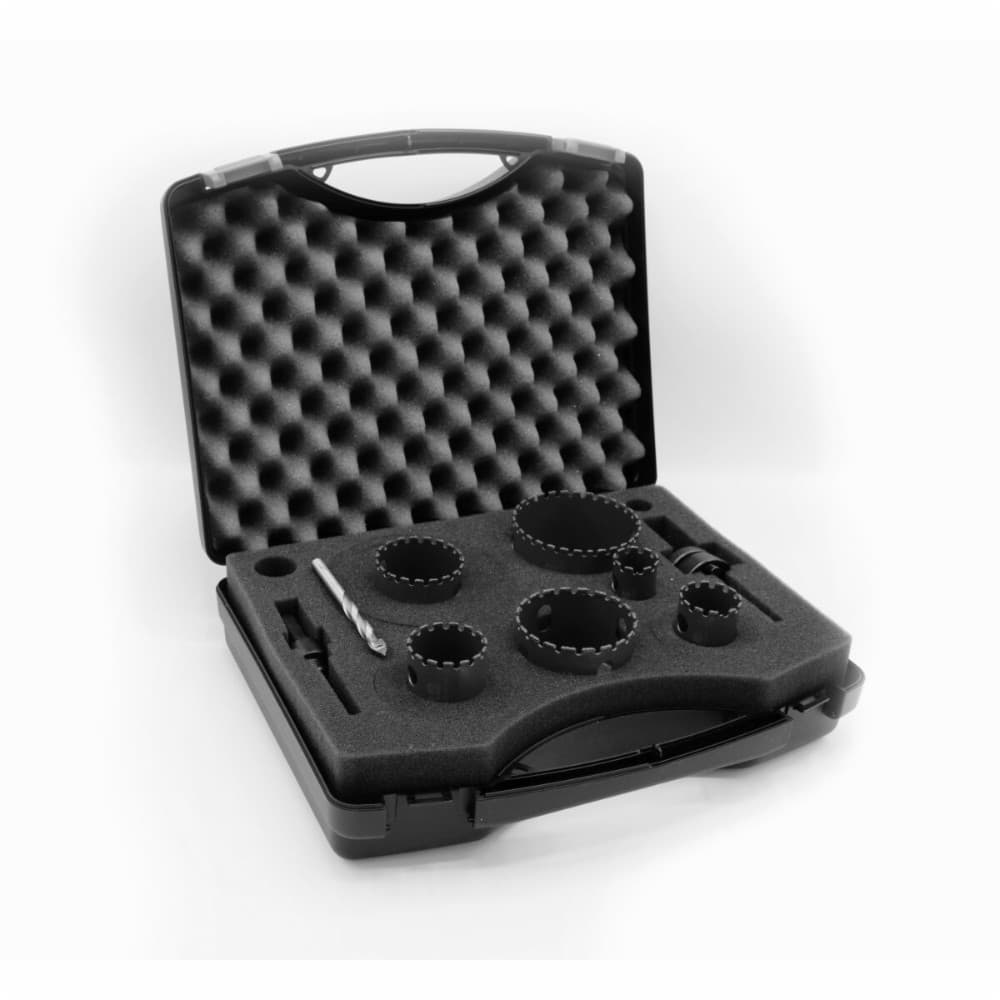 Holesaw set MP.S 7530 Ø 22 mm Ø 35 mm Ø 44 mm 8 Pieces