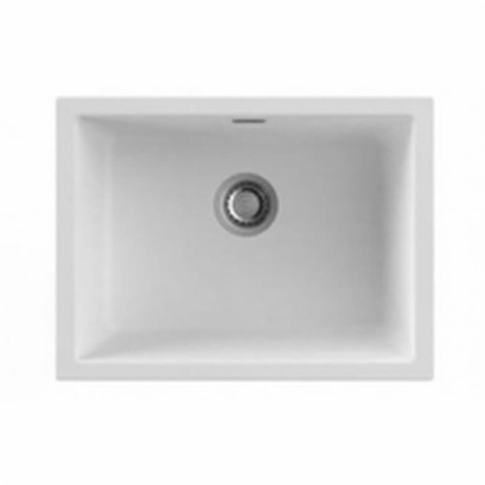 Sink with One Basin Nodor NORGRANITE 55401BWH 4087 White