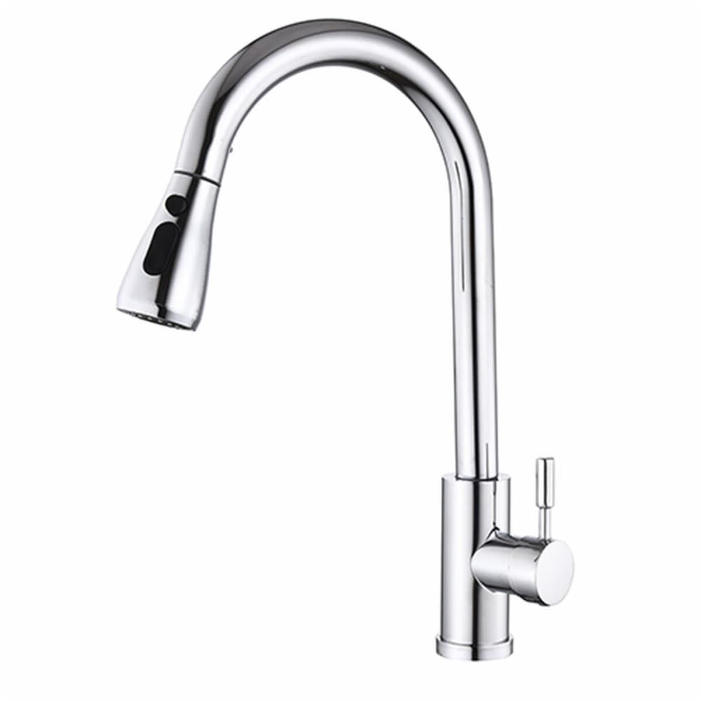 Mixer Tap Fontastock Chrome Stainless steel Ceramic C-shaped