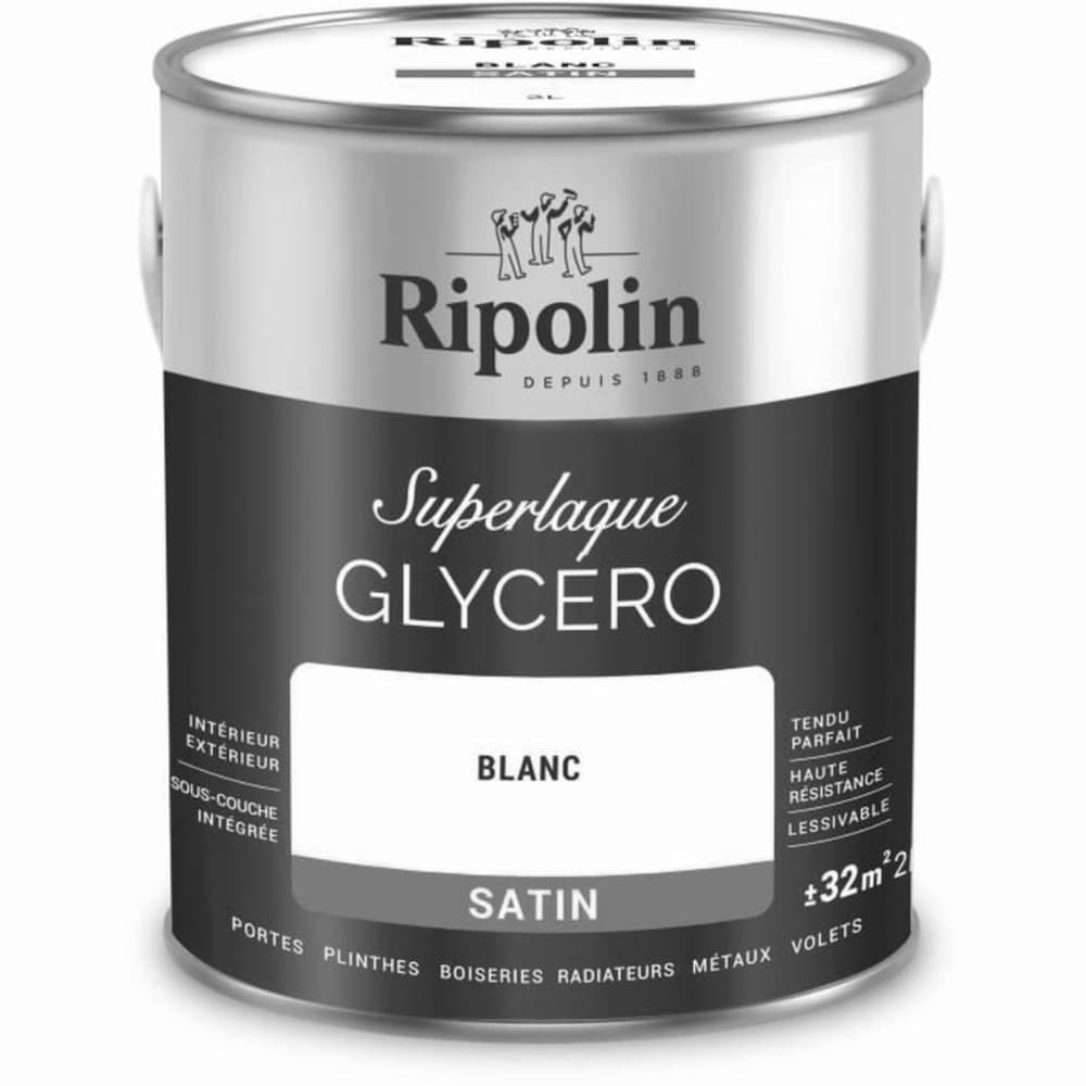 Primer Paint Ripolin 447559 White Satin finish 2 L