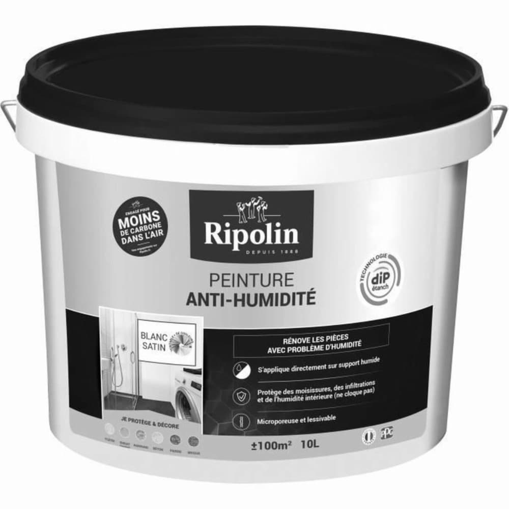 Primer Paint Ripolin White Satin finish 10 L