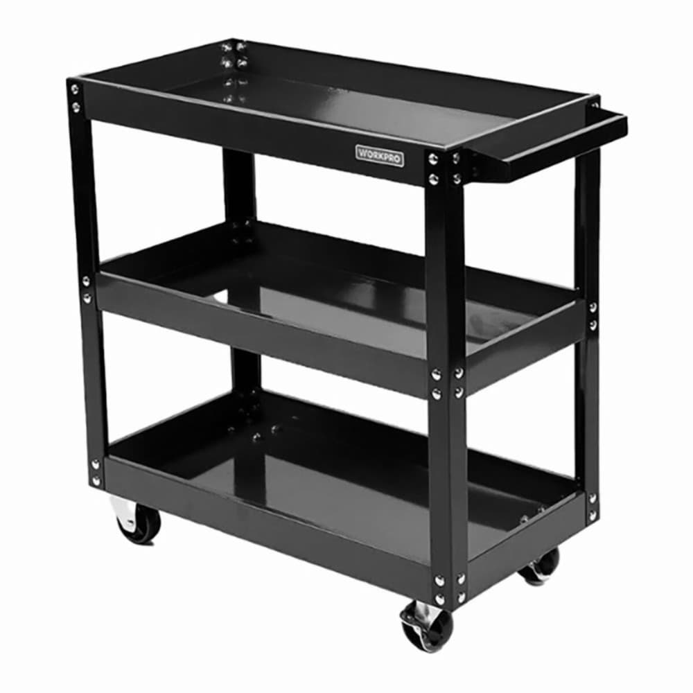 Tool cart Workpro 75,5 x 35,5 x 70,5 cm Black Steel polypropylene