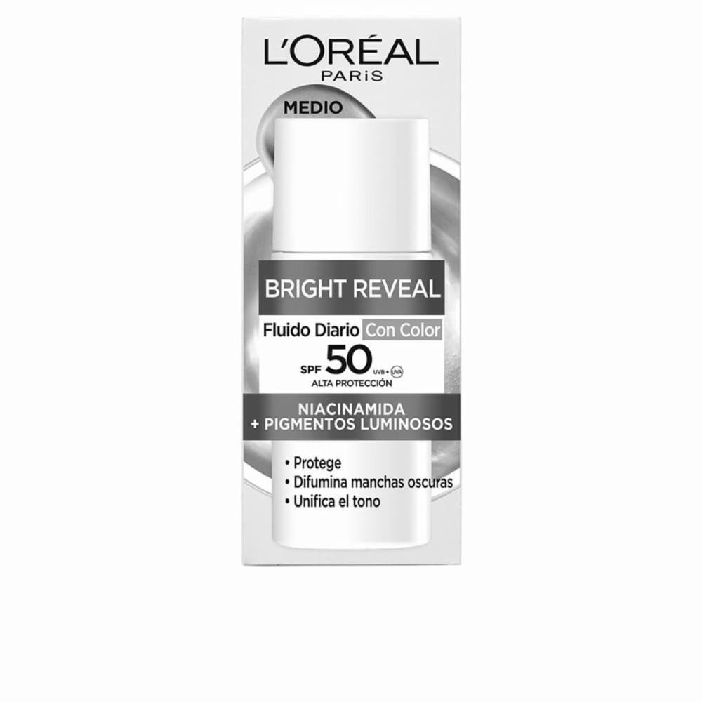 Facial Cream L'Oreal Make Up BRIGHT REVEAL NIACINAMIDA Spf 50 50 ml