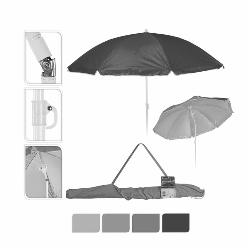 Umbrella Pro Beach Ø 160 cm Ø 160 CM Adjustable