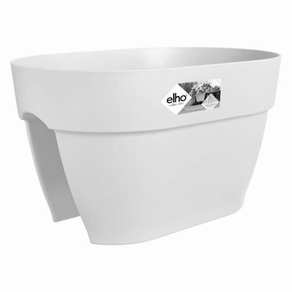 Plant pot Elho Vibia Campana 26 x 39 x 22 cm White Rectangular Modern