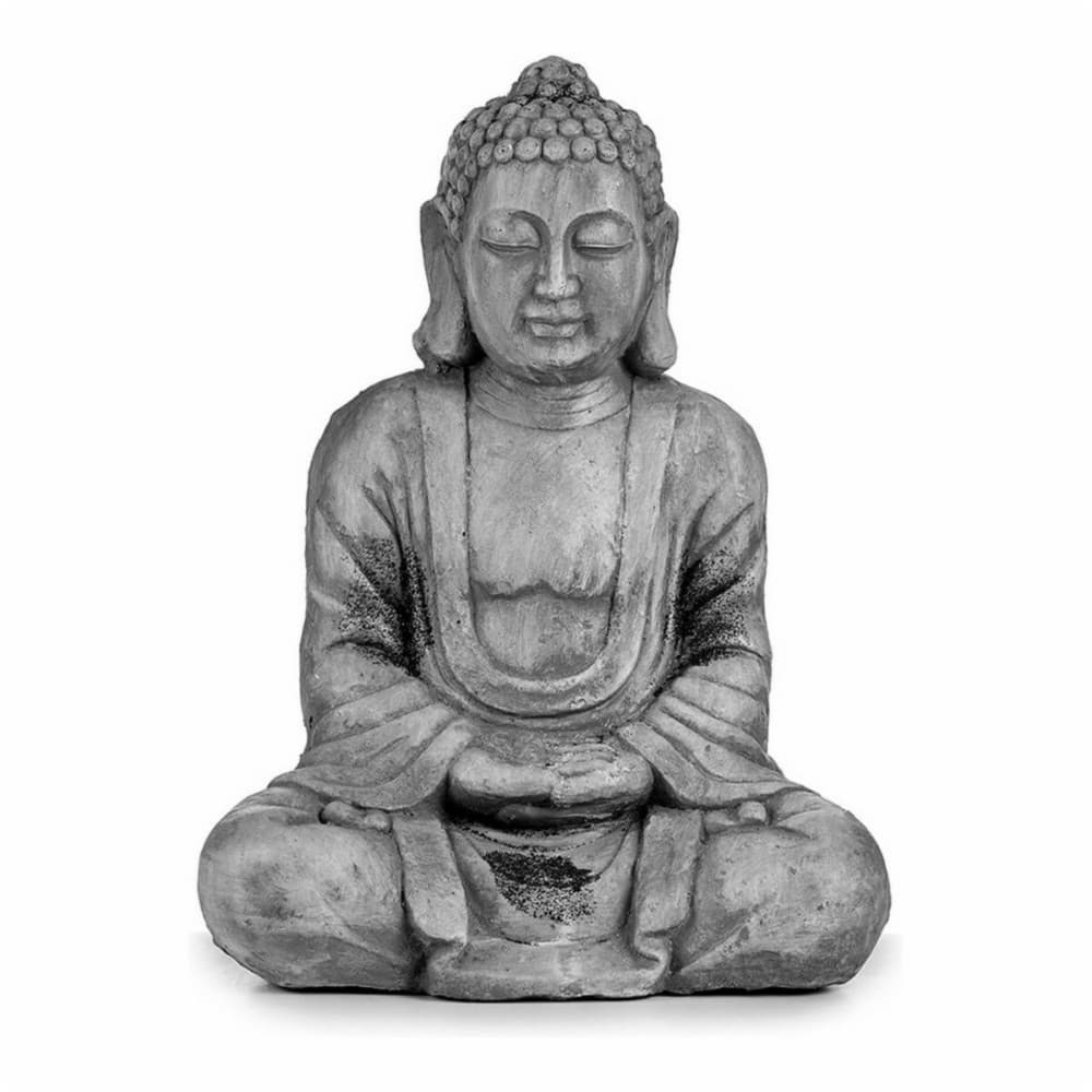 Decorative Garden Figure Ibergarden Grey Polyresin 25 x 57 x 42,5 cm Buddha