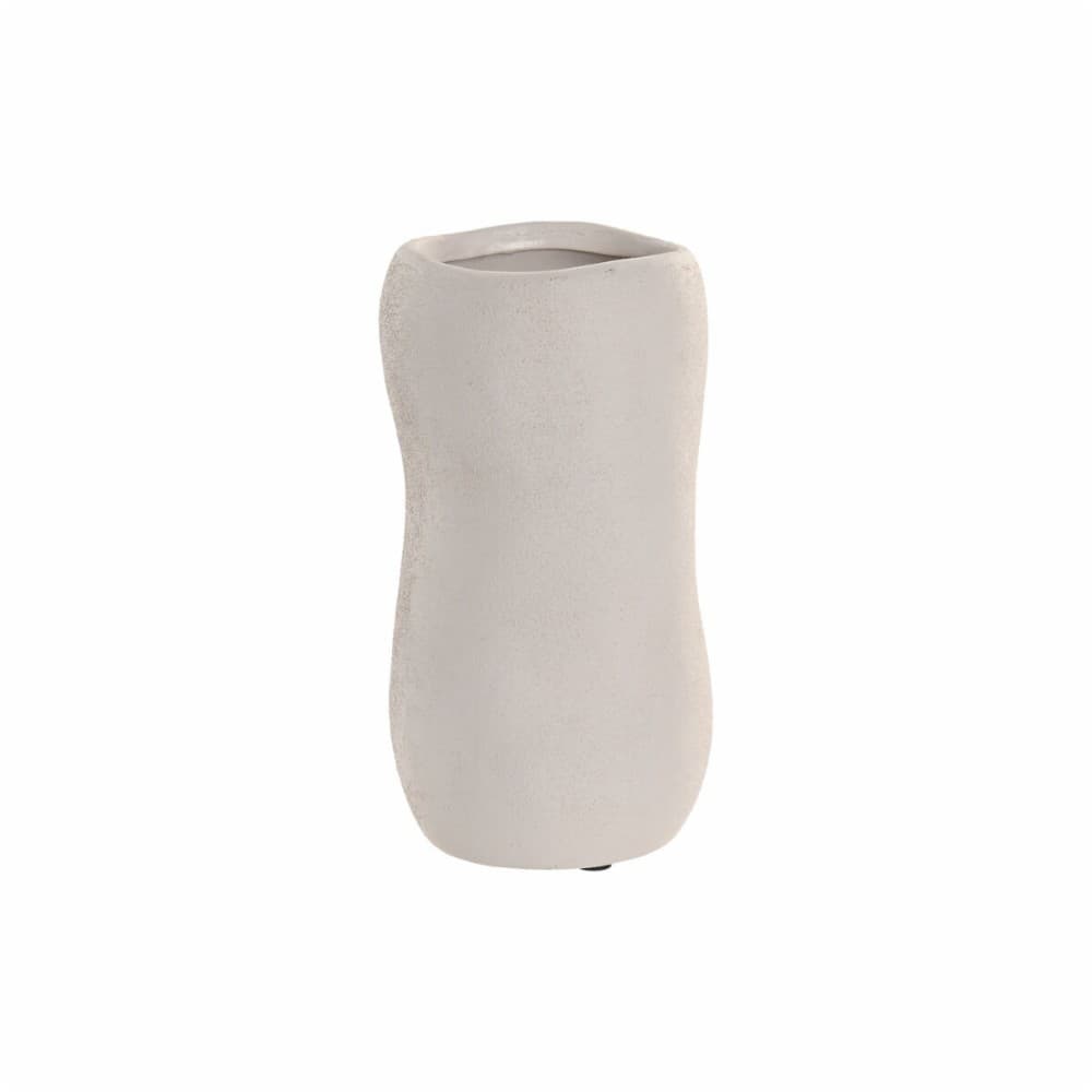 Vase Home ESPRIT Beige Ceramic 10 x 10 x 20 cm
