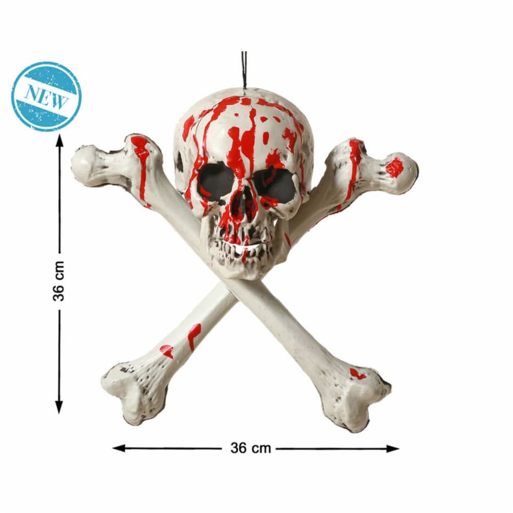 Halloween Decorations Skull 36 x 36 cm